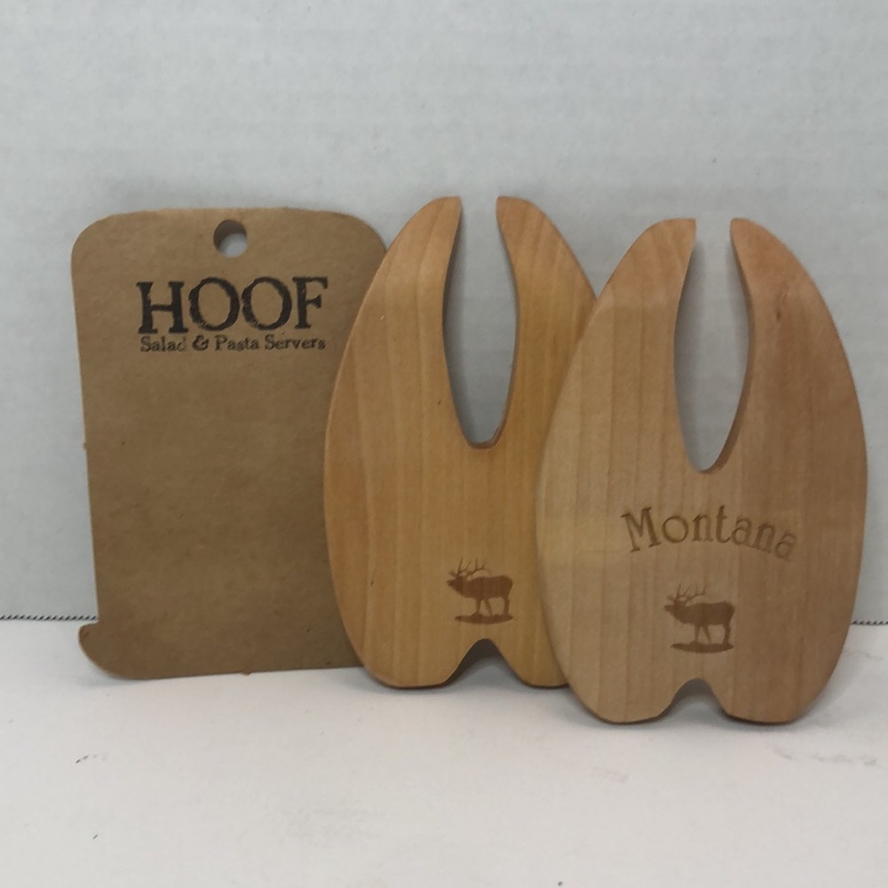 Rock Creek Hoof Montana Salad & Pasta Servers
